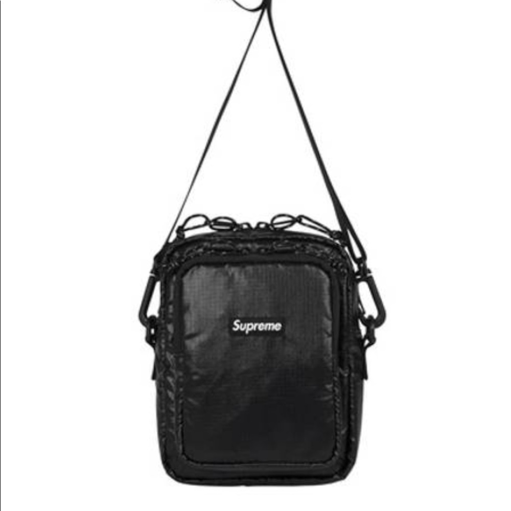 Black supreme shoulder bag